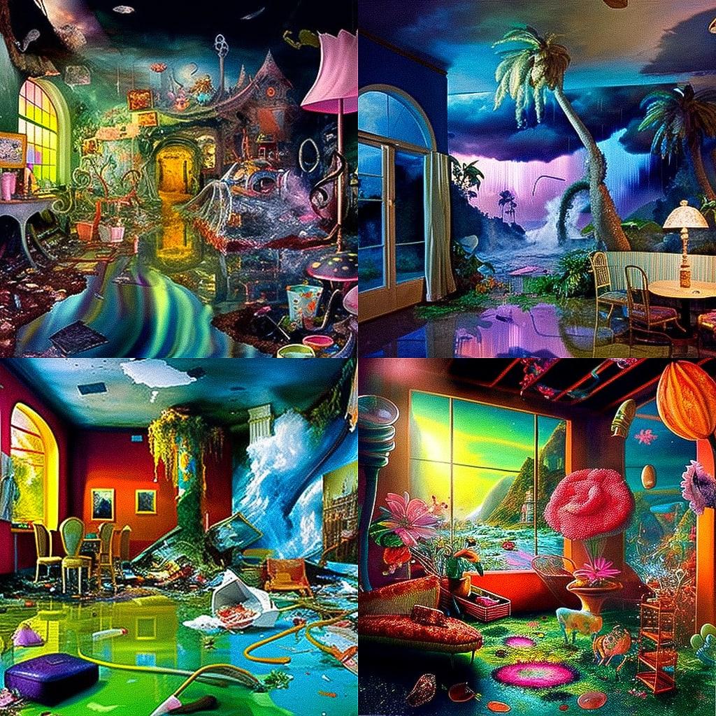 David LaChapelle style, Midjourney V4, render 1 of 4