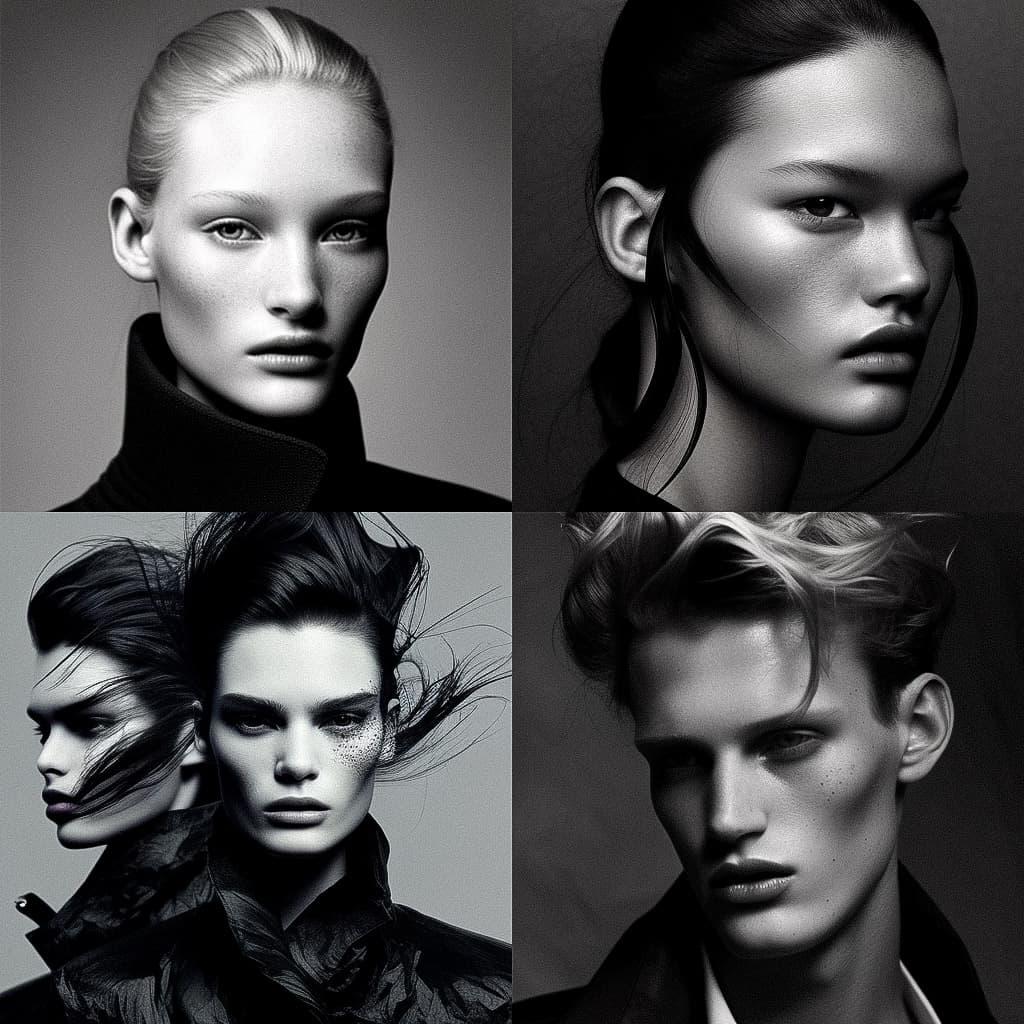 David Sims style, Midjourney V4, render 1 of 4