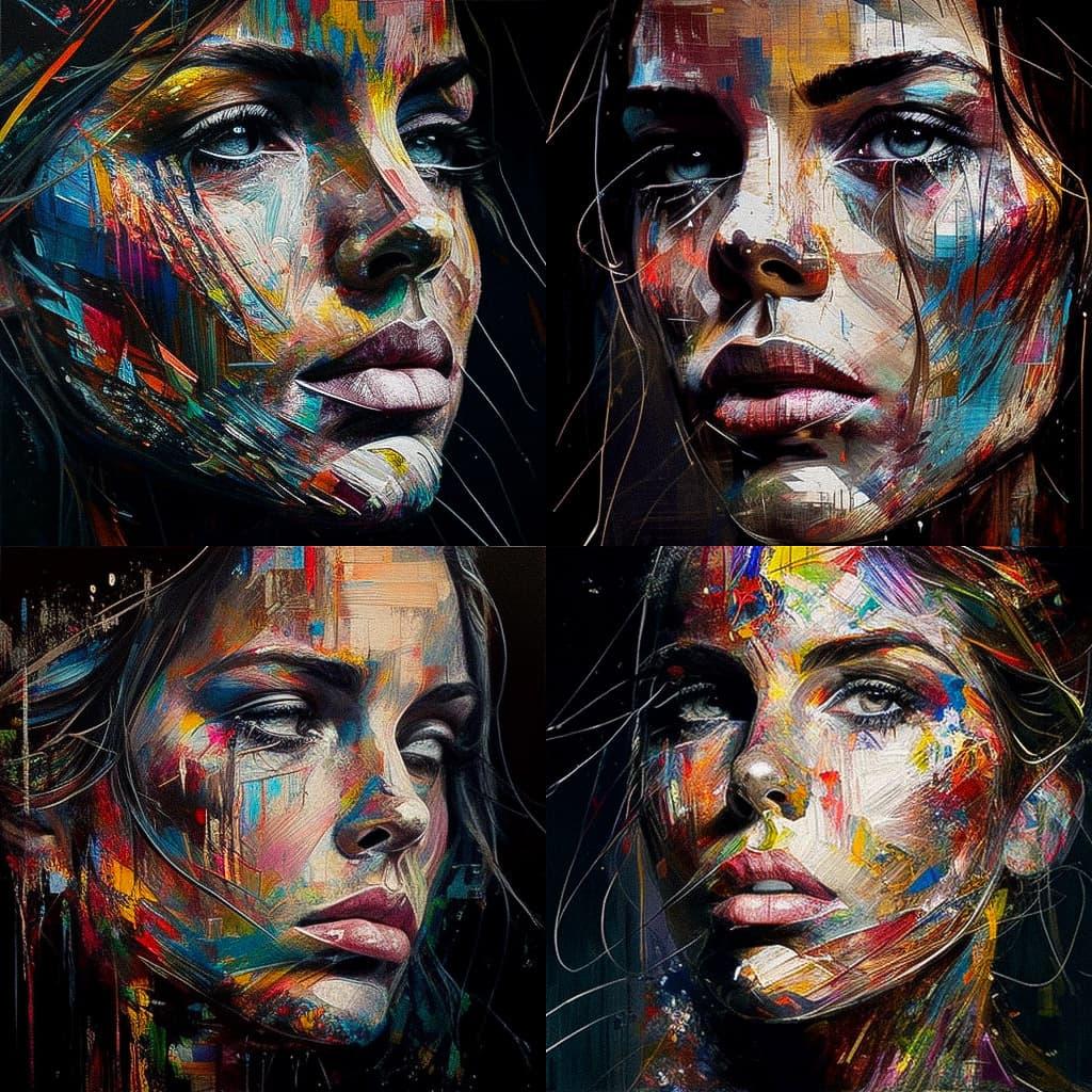 David Walker style, Midjourney V4, render 1 of 4