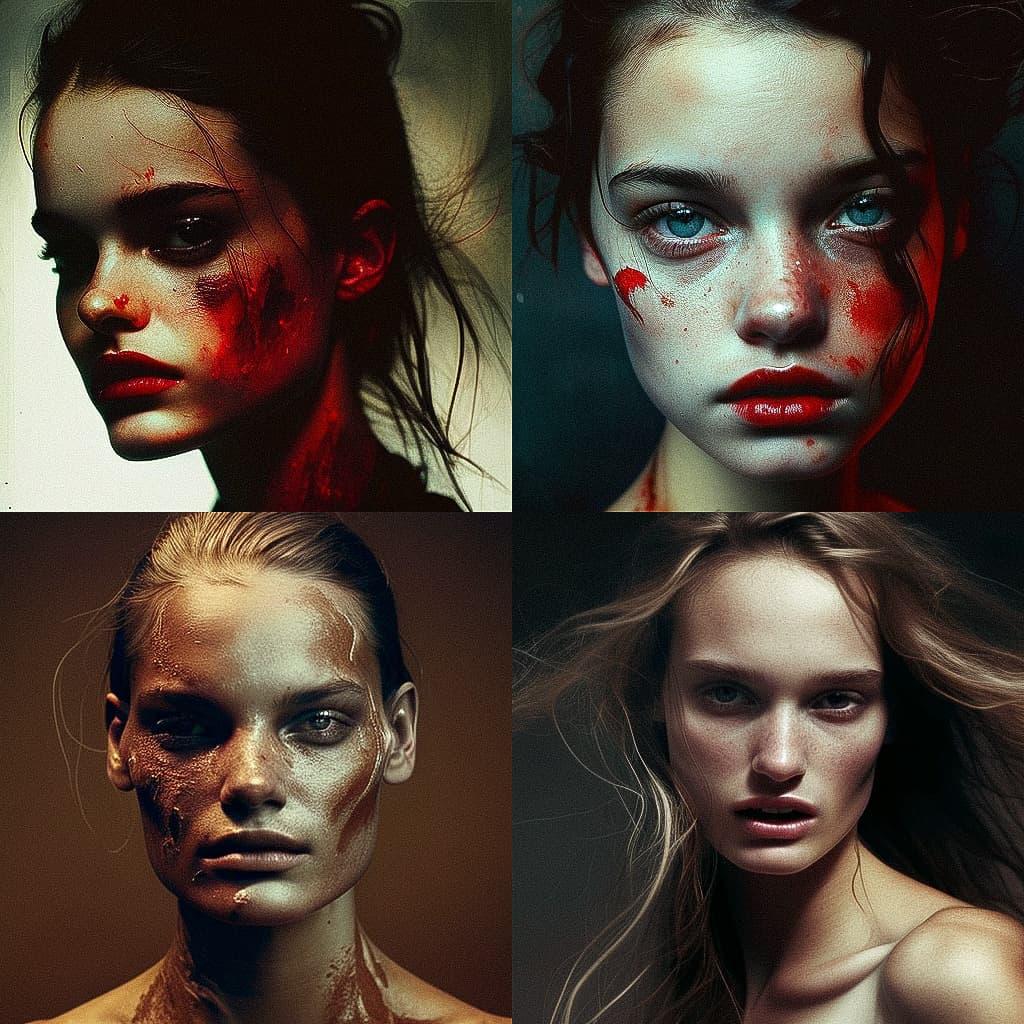 Davide Sorrenti style, Midjourney V4, render 1 of 4