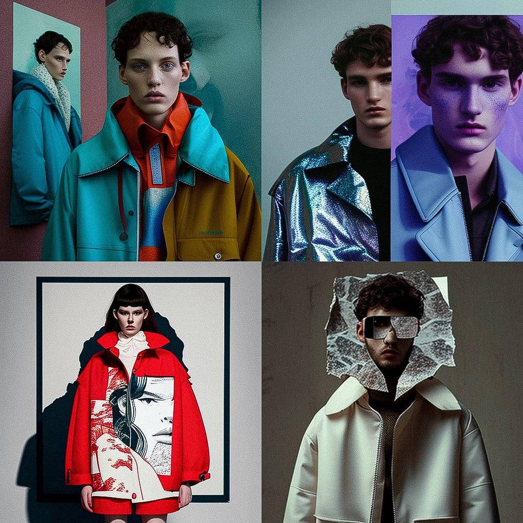 Demna Gvasalia style, Midjourney V4, render 1 of 4