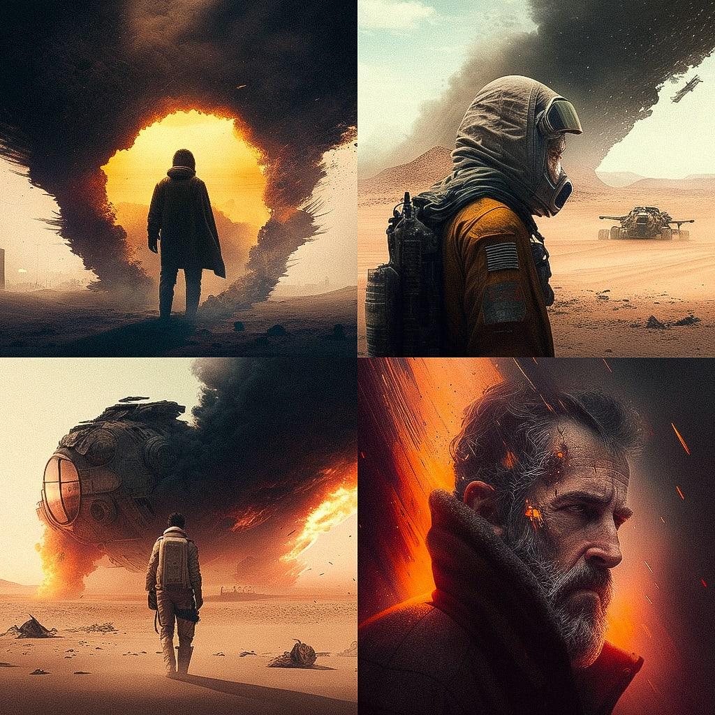 Denis Villeneuve style, Midjourney V4, render 1 of 4