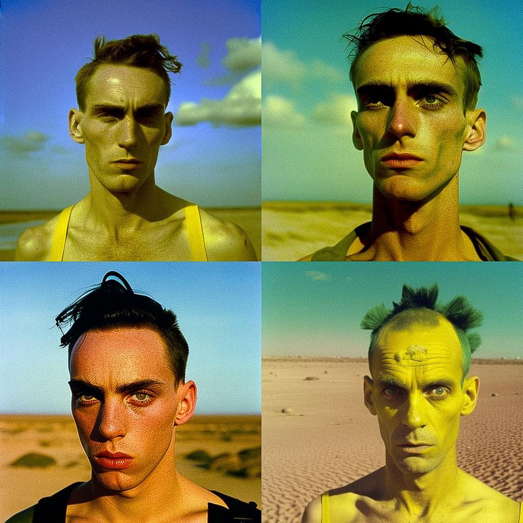 Derek Jarman style, Midjourney V4, render 1 of 4