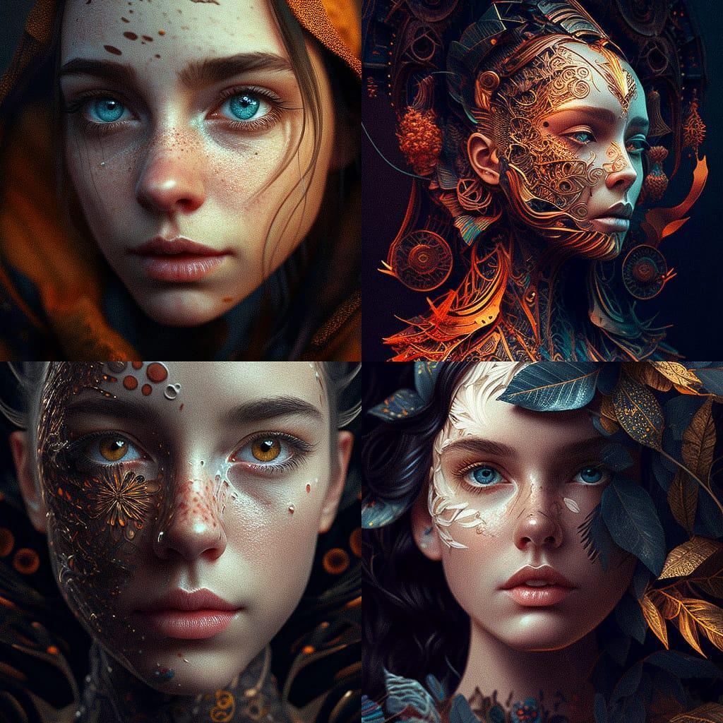 Detailed style, Midjourney V4, render 1 of 4