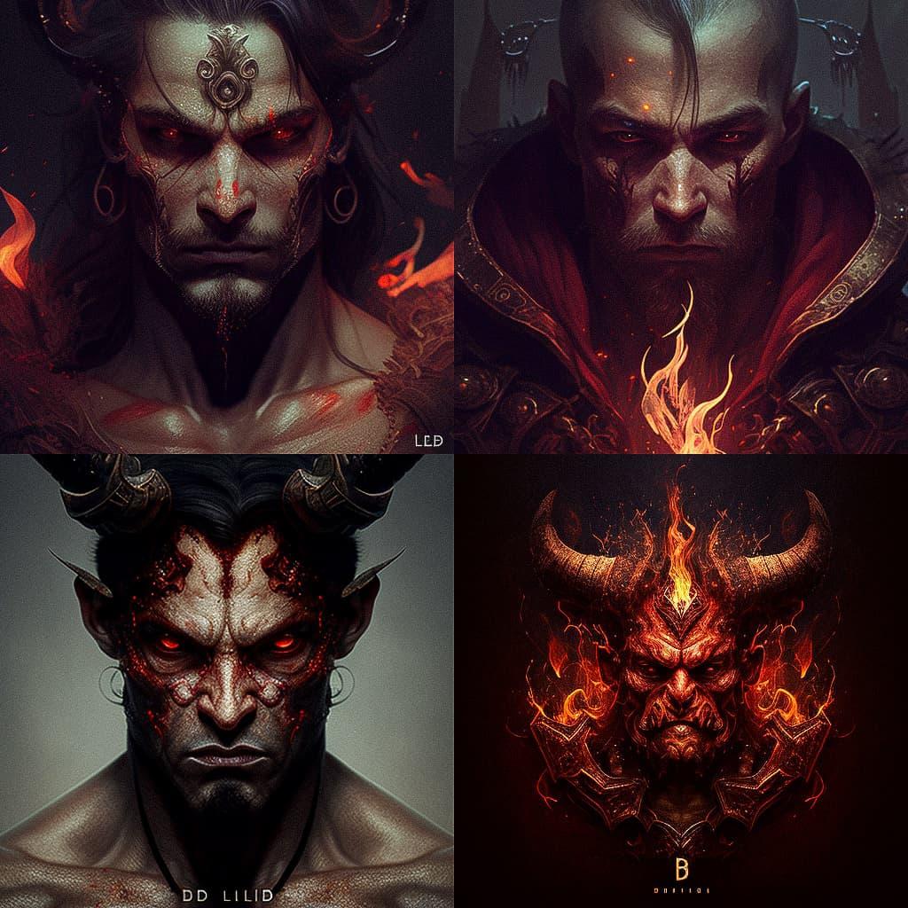 Diablo style, Midjourney V4, render 1 of 4