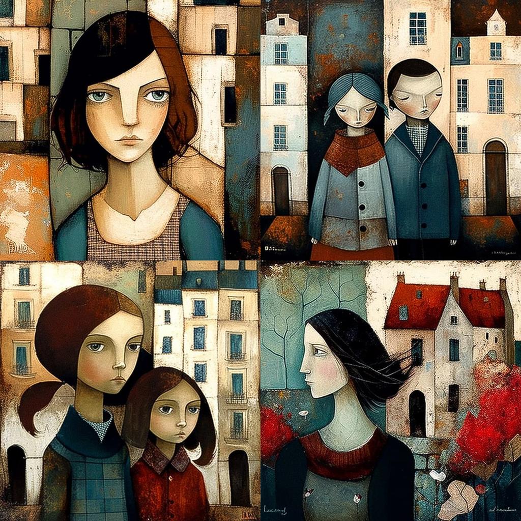 Didier Lourenco style, Midjourney V4, render 1 of 4