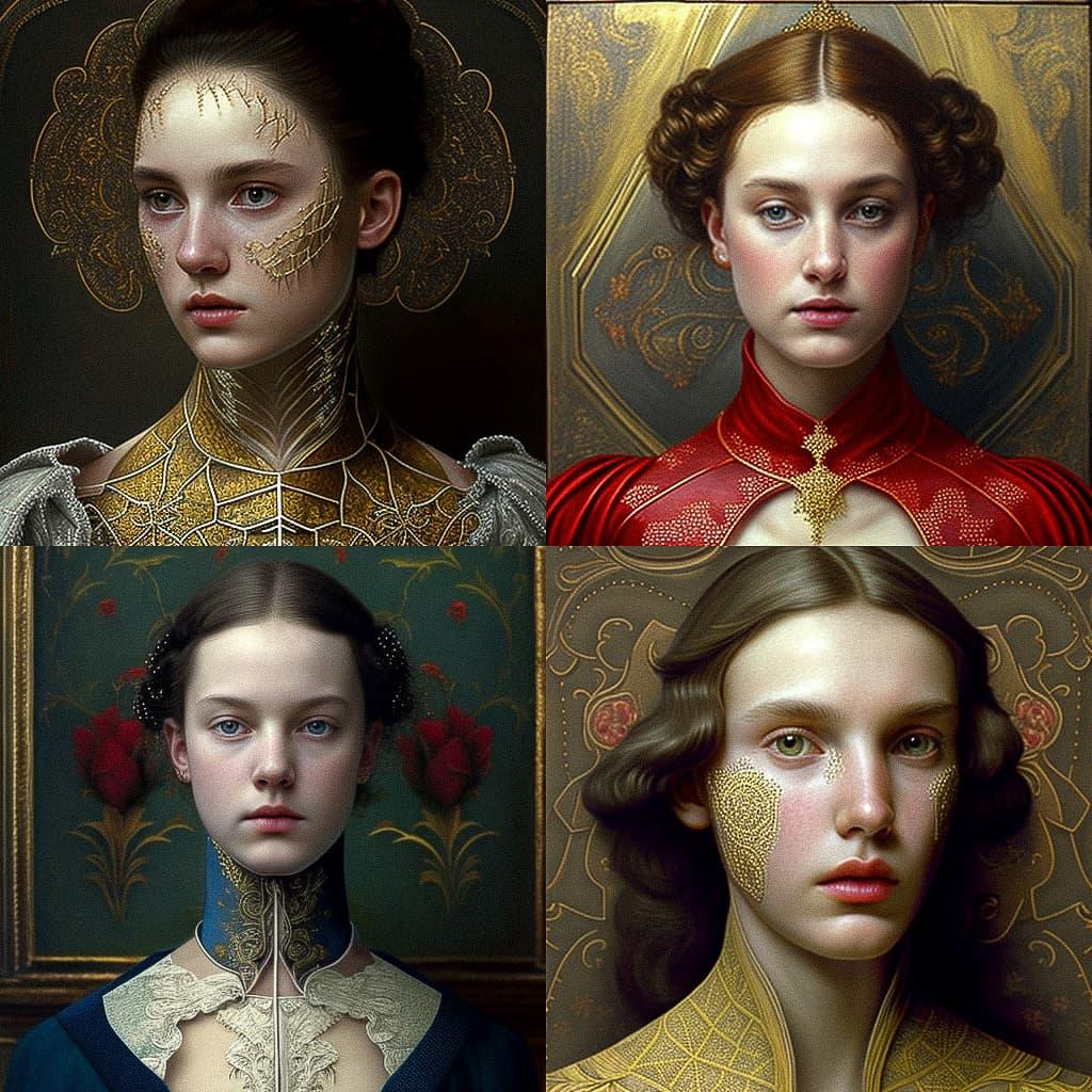 Dino Valls style, Midjourney V4, render 1 of 4