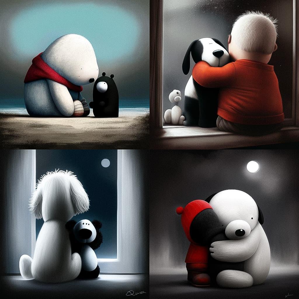 Doug Hyde style, Midjourney V4, render 1 of 4