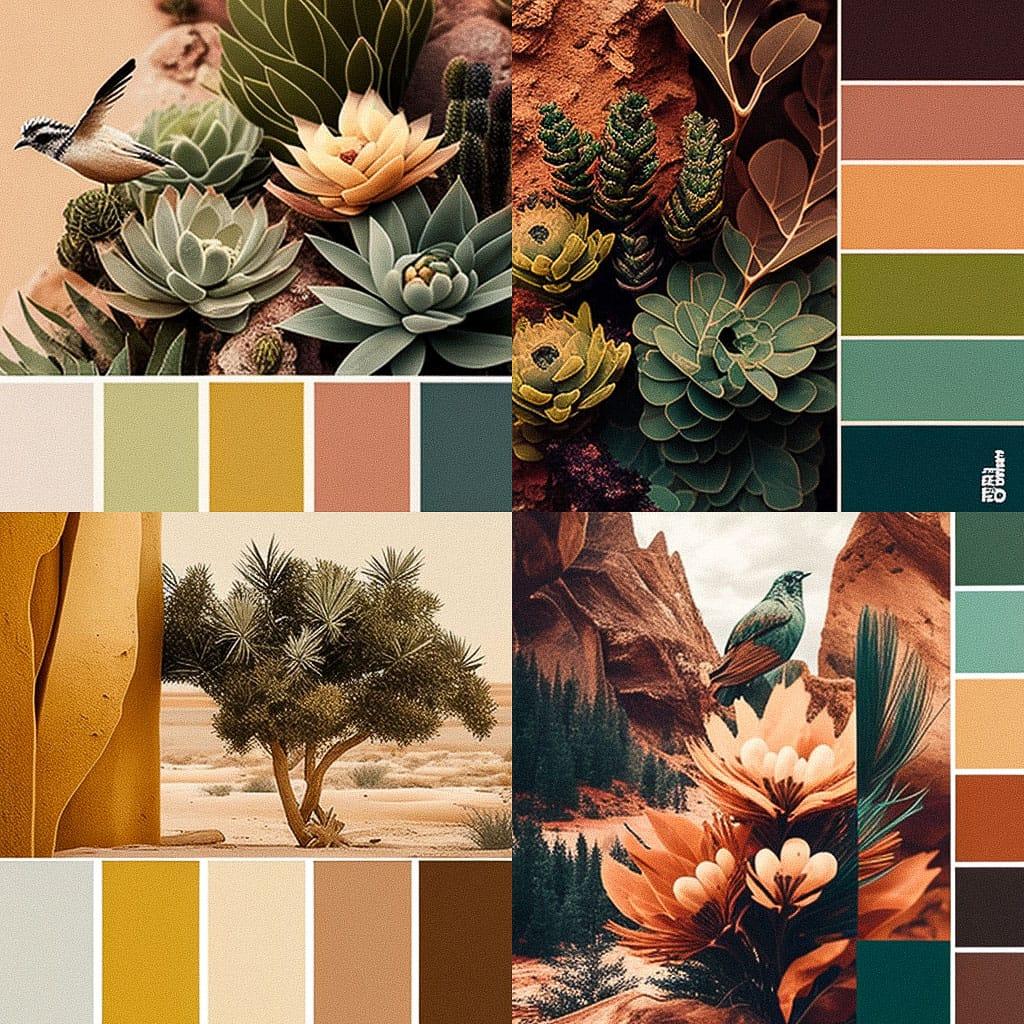 Earthy tones style, Midjourney V4, render 1 of 4
