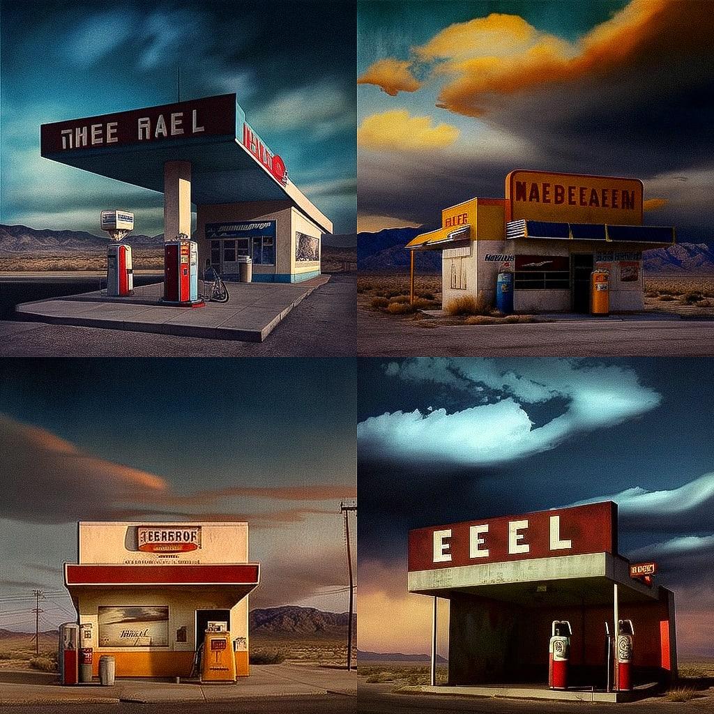 Ed Freeman style, Midjourney V4, render 1 of 4