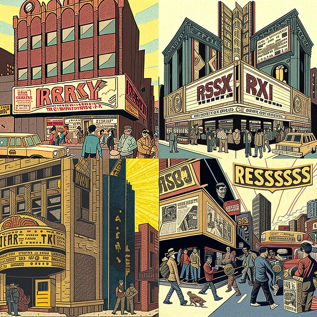 Ed Piskor style, Midjourney V4, render 1 of 4