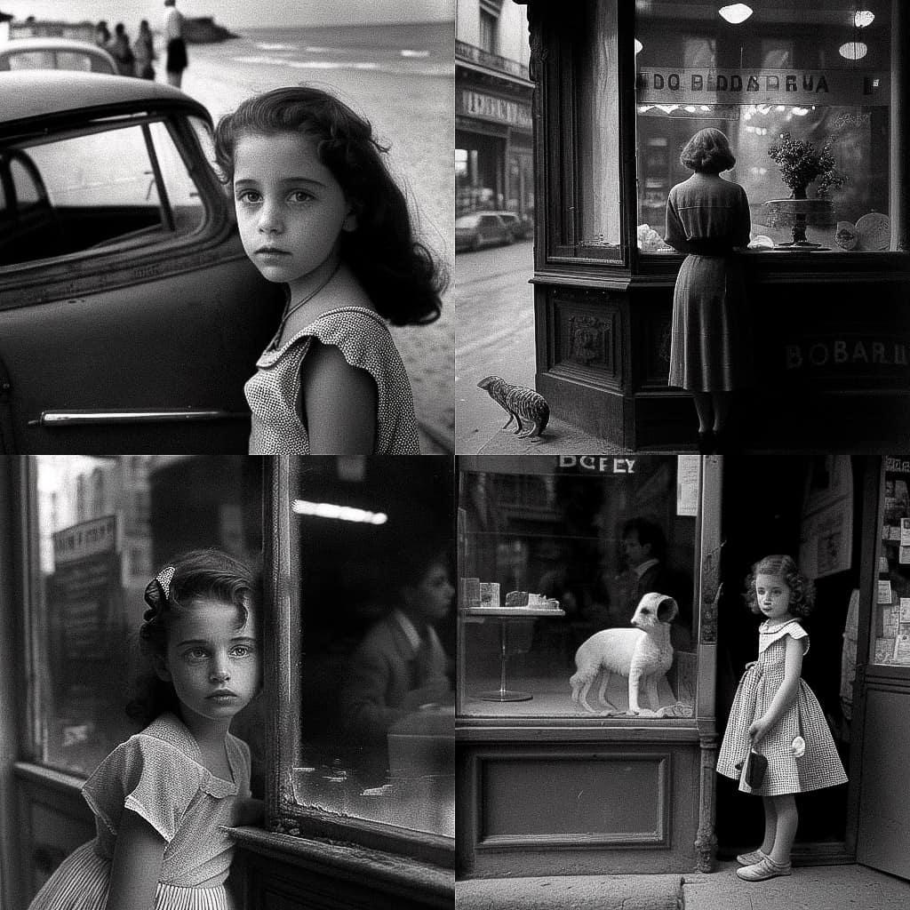 Edouard Boubat style, Midjourney V4, render 1 of 4