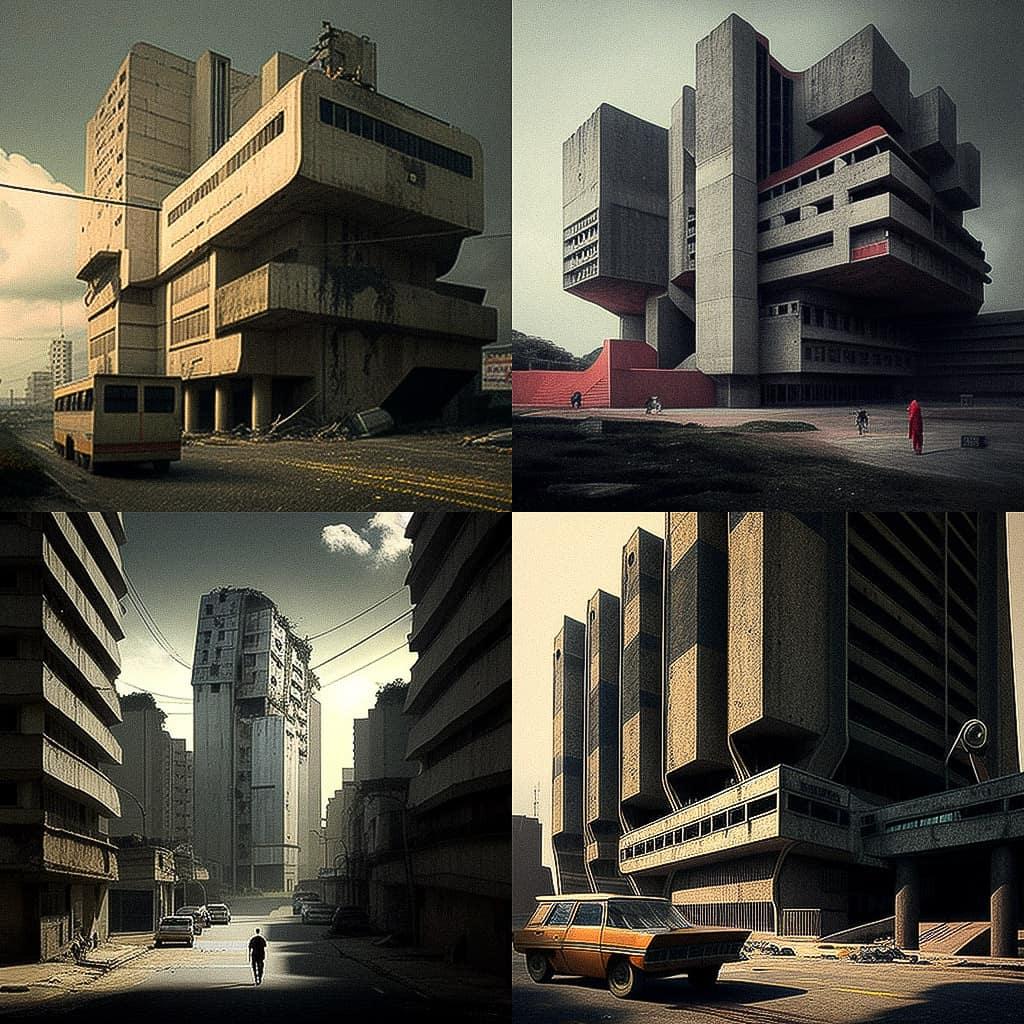 Eduardo Souto Moura style, Midjourney V4, render 1 of 4