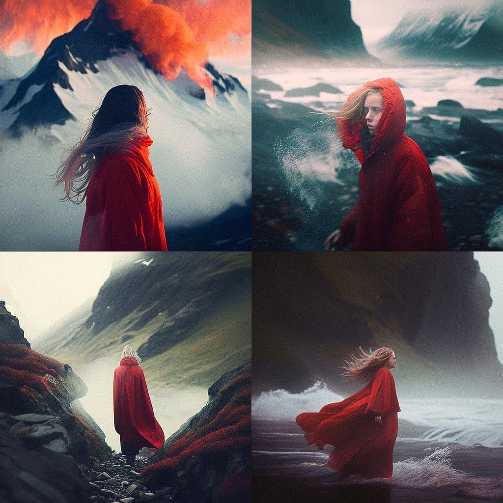 Elizabeth Gadd style, Midjourney V4, render 1 of 4