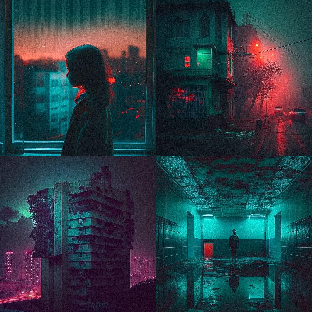 Elsa Bleda style, Midjourney V4, render 1 of 4