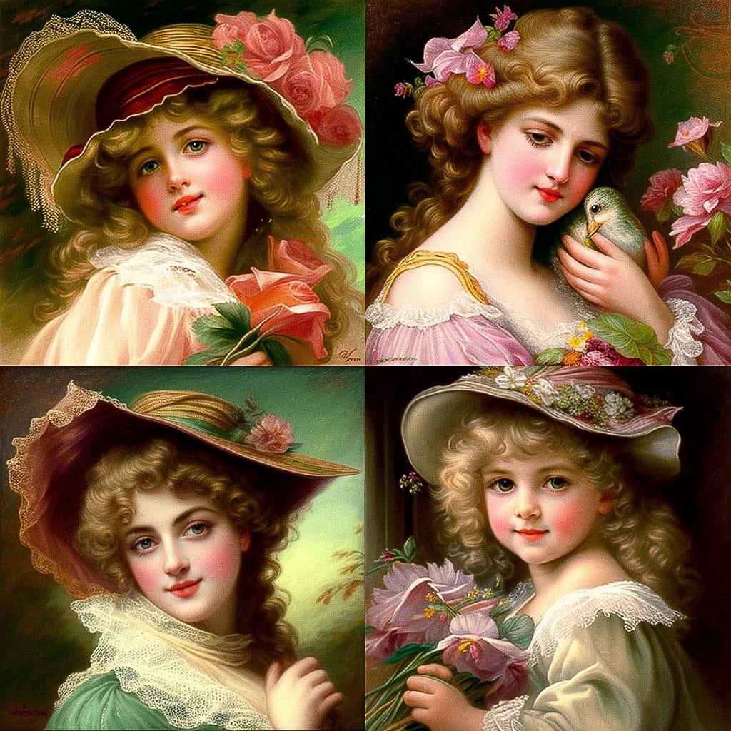 Emile Vernon style, Midjourney V4, render 1 of 4