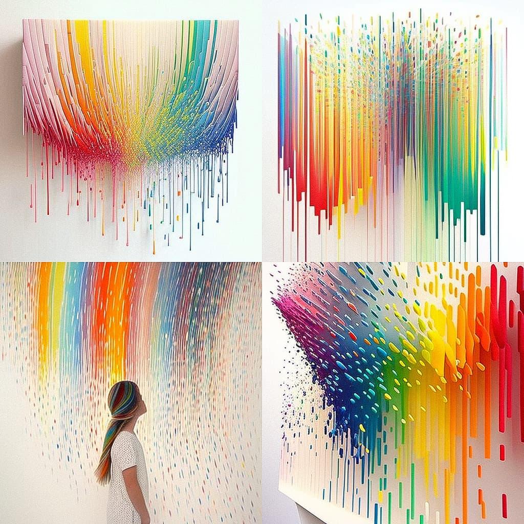 Emmanuelle Moureaux style, Midjourney V4, render 1 of 4