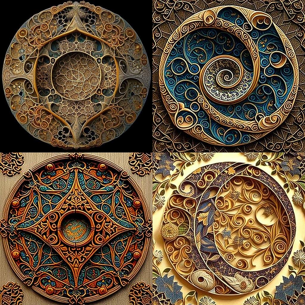 Eric Standley style, Midjourney V4, render 1 of 4