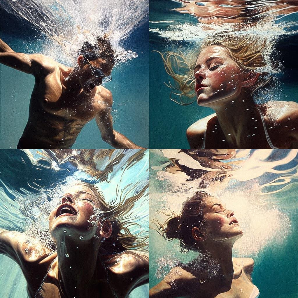 Eric Zener style, Midjourney V4, render 1 of 4