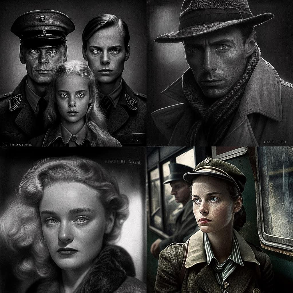 Erich Hartmann style, Midjourney V4, render 1 of 4