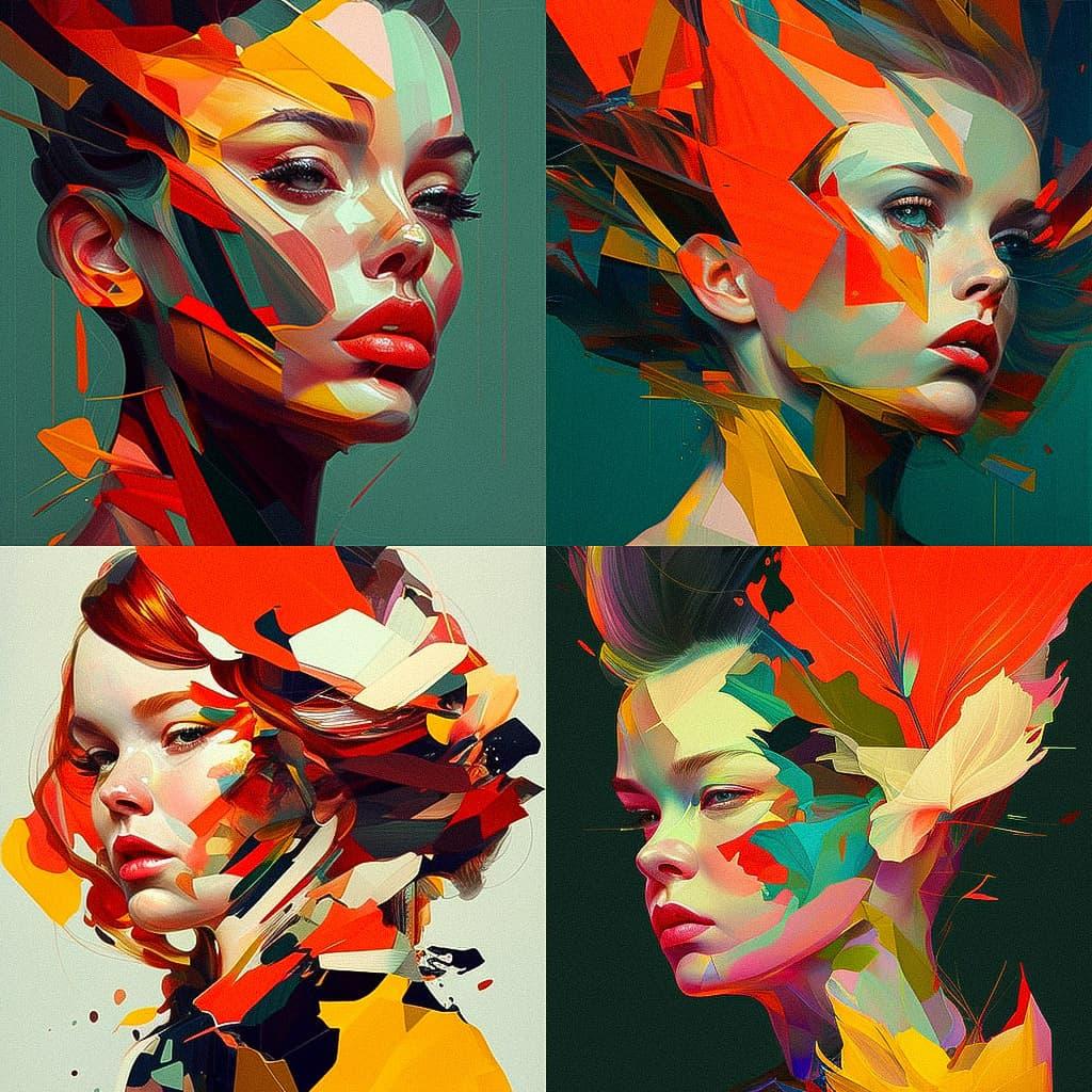 Erik Jones style, Midjourney V4, render 1 of 4