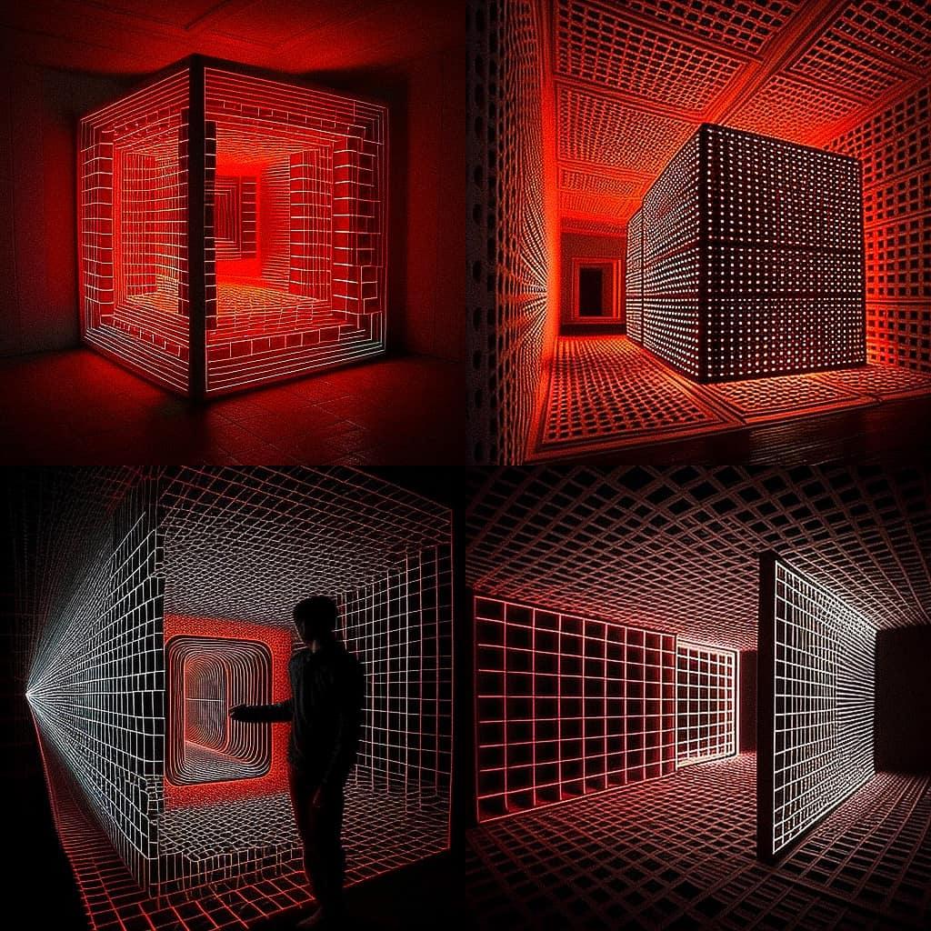 Erwin Redl style, Midjourney V4, render 1 of 4