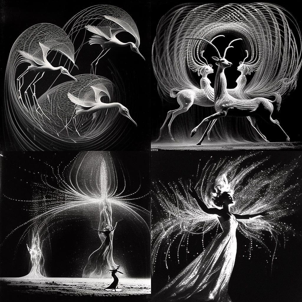 Etienne-Jules Marey style, Midjourney V4, render 1 of 4
