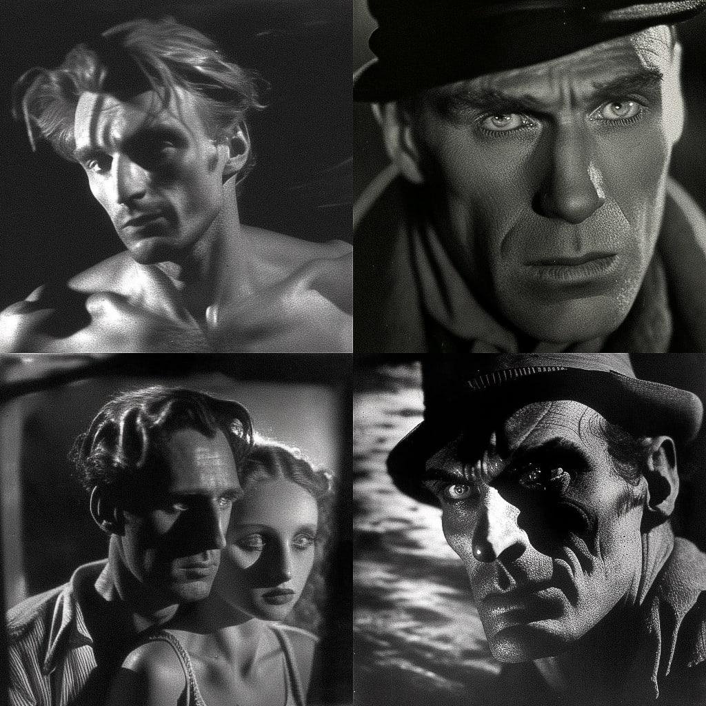 F.W. Murnau style, Midjourney V4, render 1 of 4