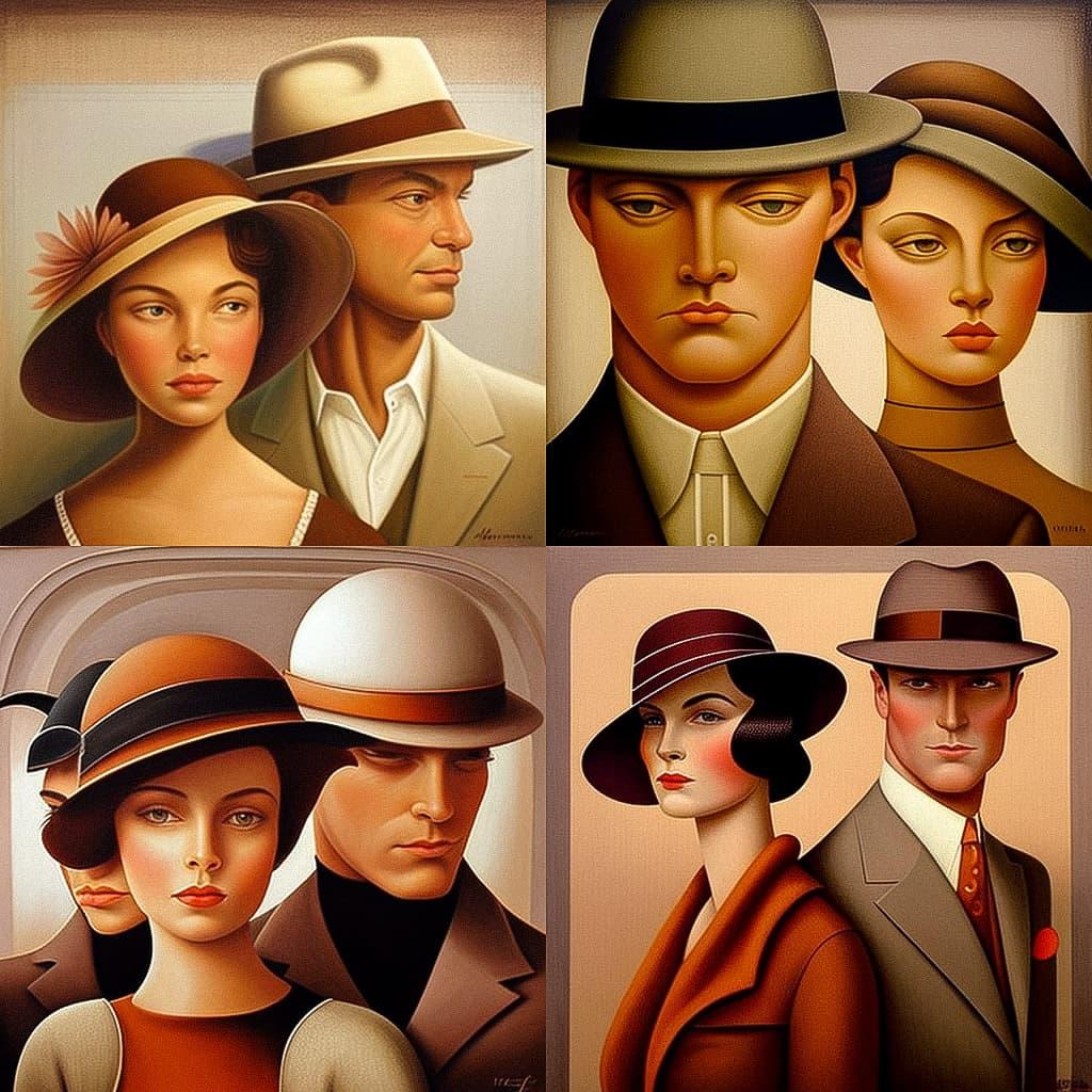 Fabio Hurtado style, Midjourney V4, render 1 of 4