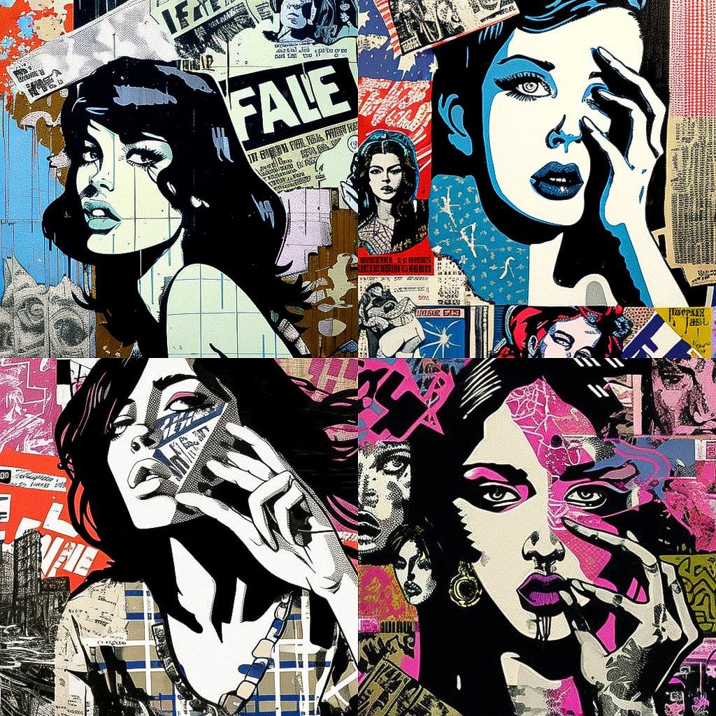 FAILE style, Midjourney V4, render 1 of 4
