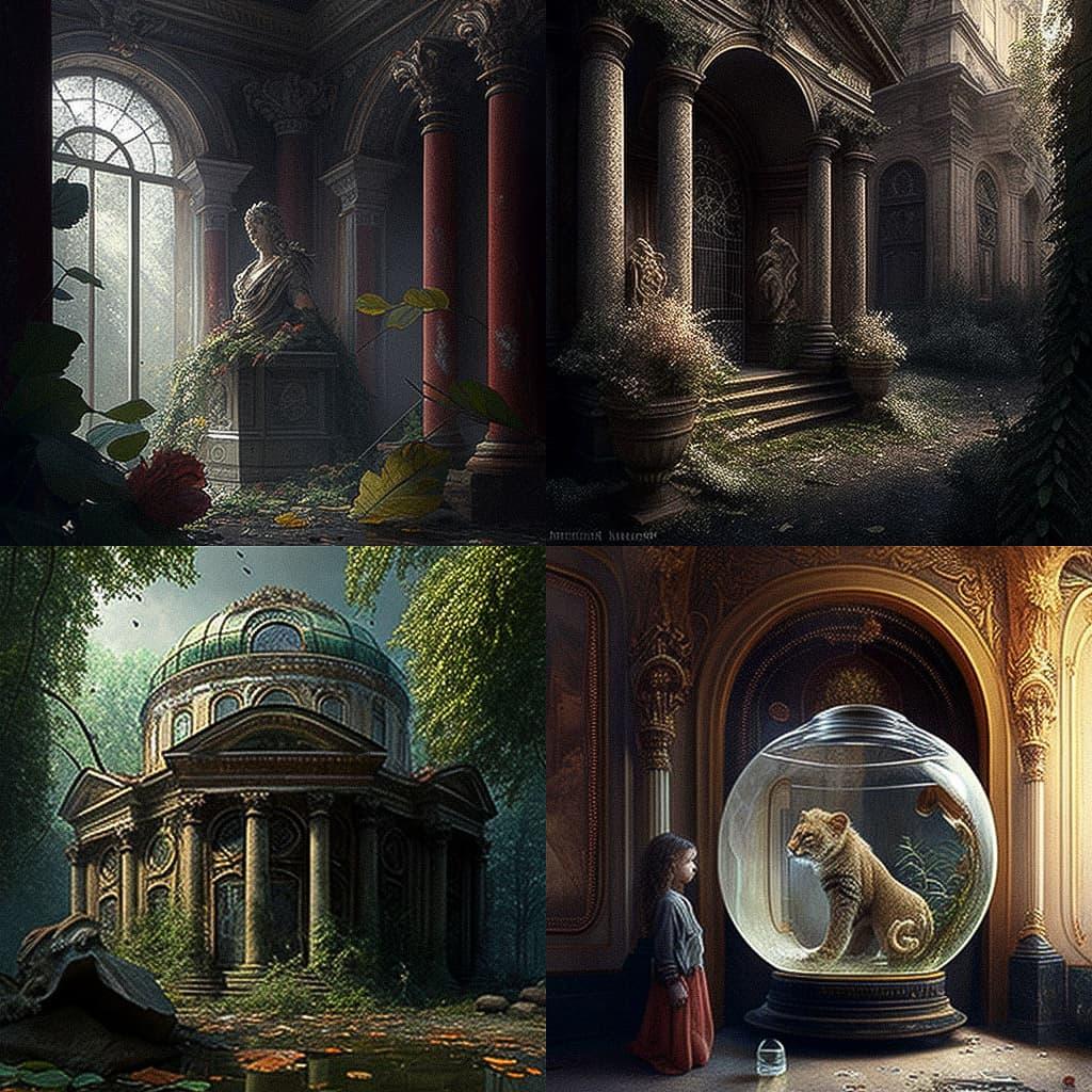 Ferdinand Knab style, Midjourney V4, render 1 of 4