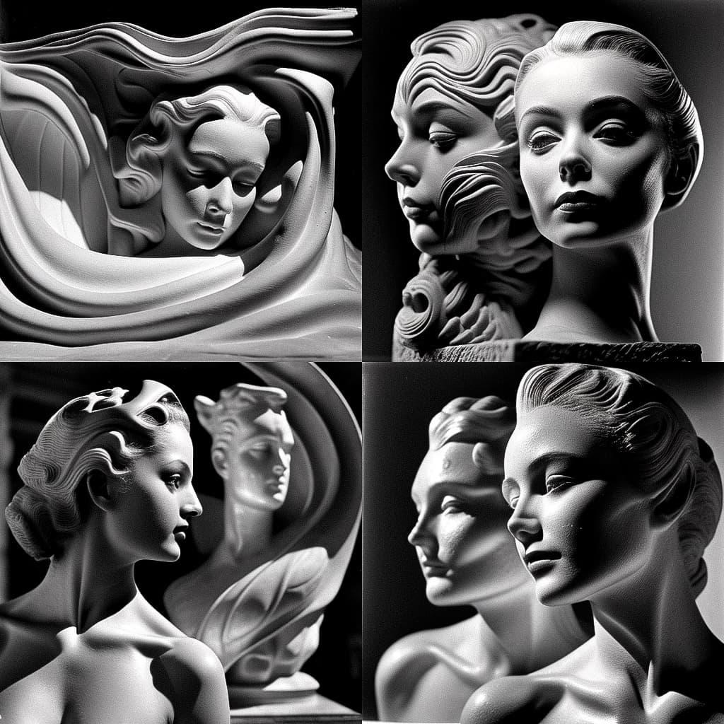 Fernand Fonssagrives style, Midjourney V4, render 1 of 4