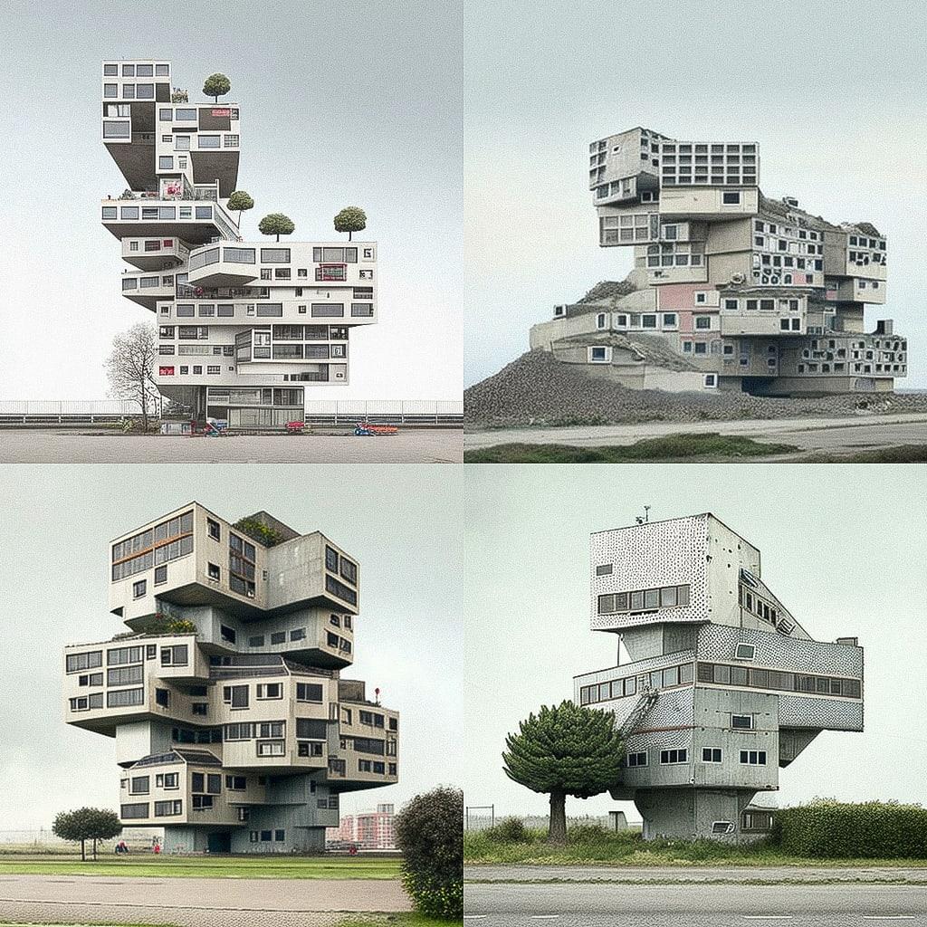 Filip Dujardin style, Midjourney V4, render 1 of 4