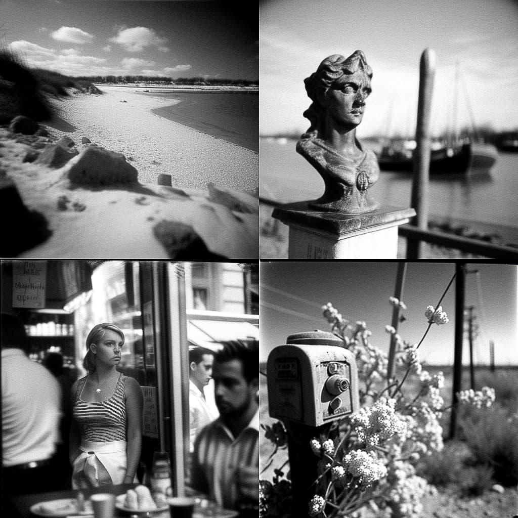 Fomapan 400 style, Midjourney V4, render 1 of 4