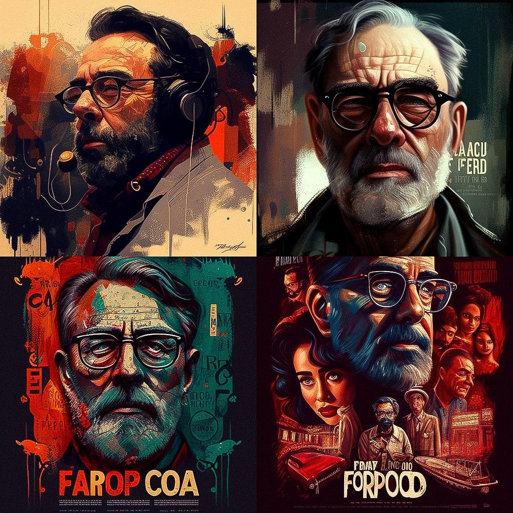 Francis Ford Coppola style, Midjourney V4, render 1 of 4