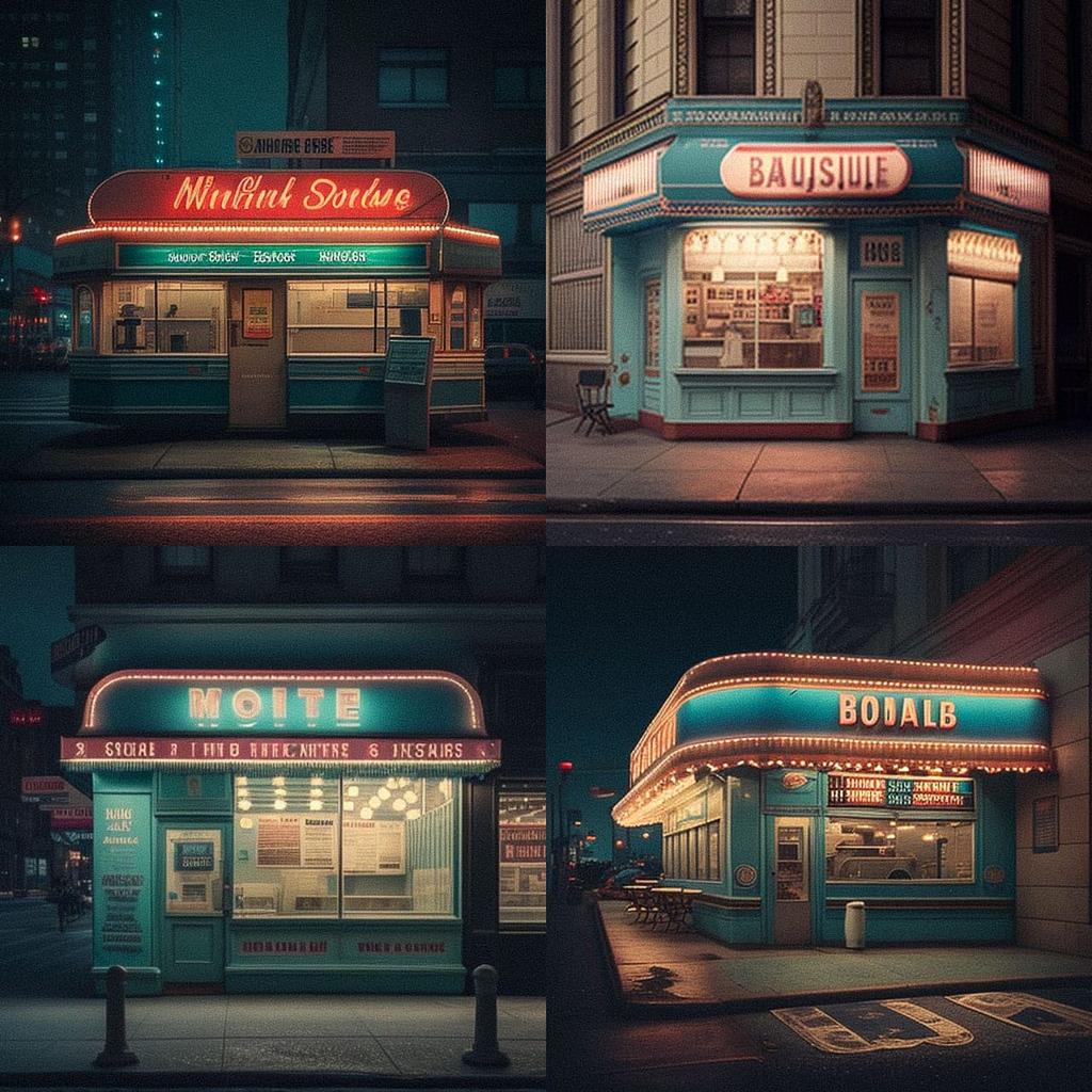 Franck Bohbot style, Midjourney V4, render 1 of 4