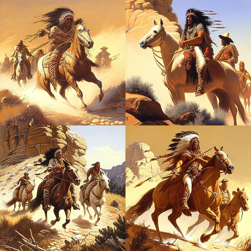 Frank McCarthy style, Midjourney V4, render 1 of 4