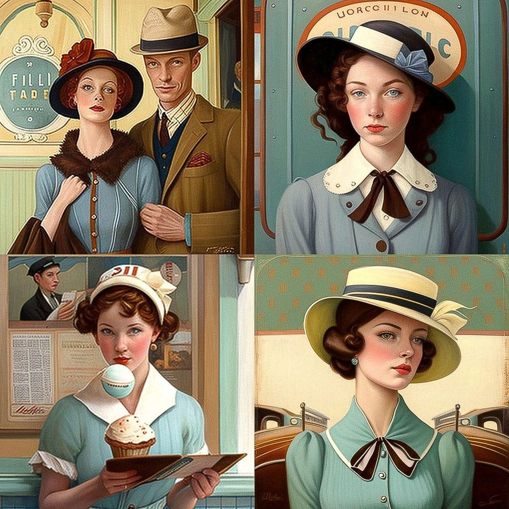 Fred Calleri style, Midjourney V4, render 1 of 4