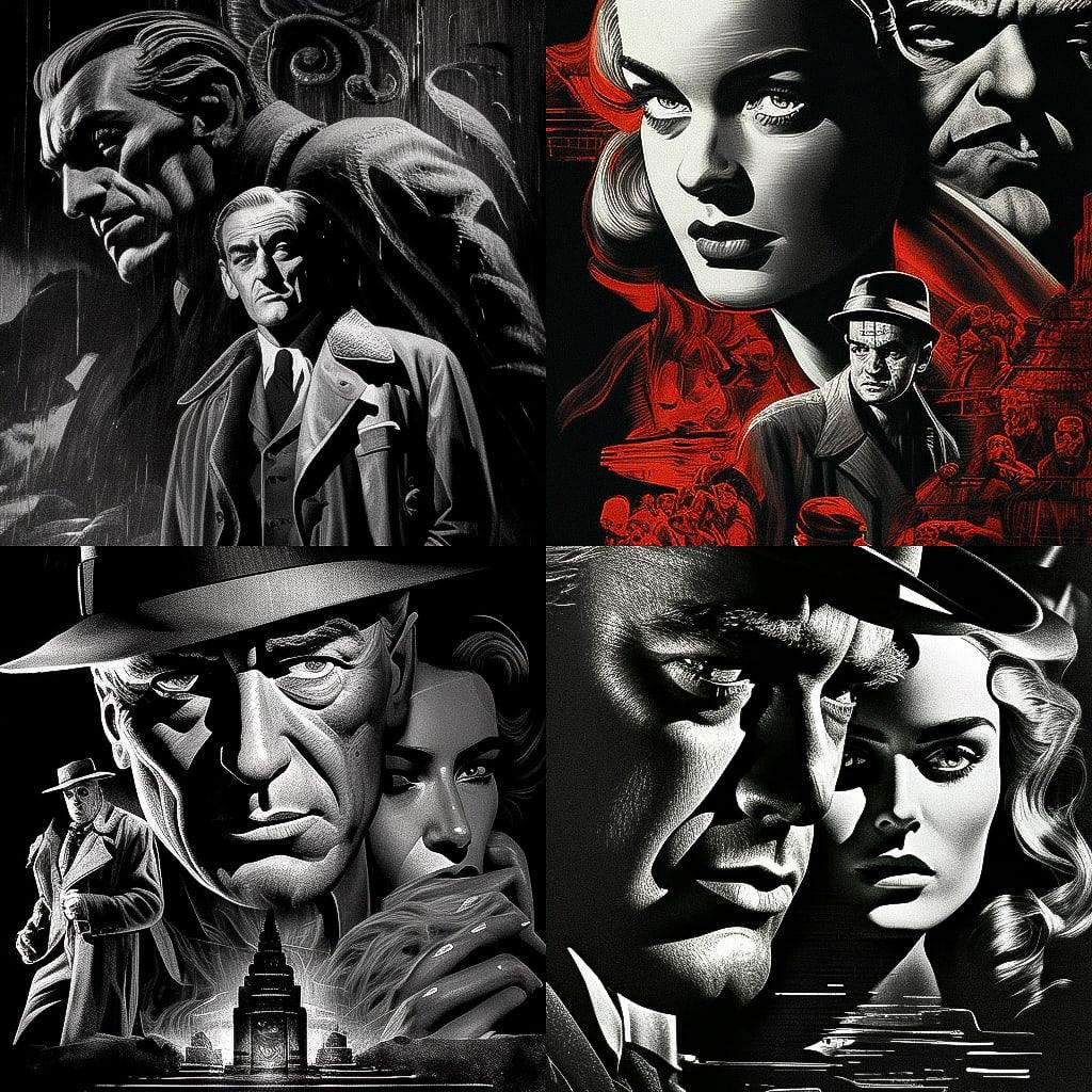 Fritz Lang style, Midjourney V4, render 1 of 4