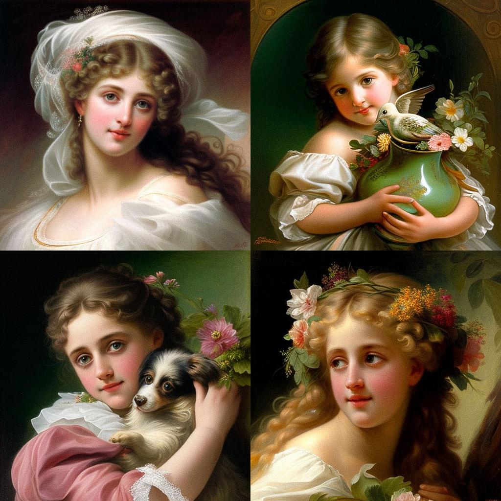 Fritz Zuber-Buhler style, Midjourney V4, render 1 of 4