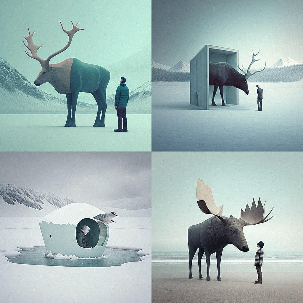 Gabriel Isak style, Midjourney V4, render 1 of 4