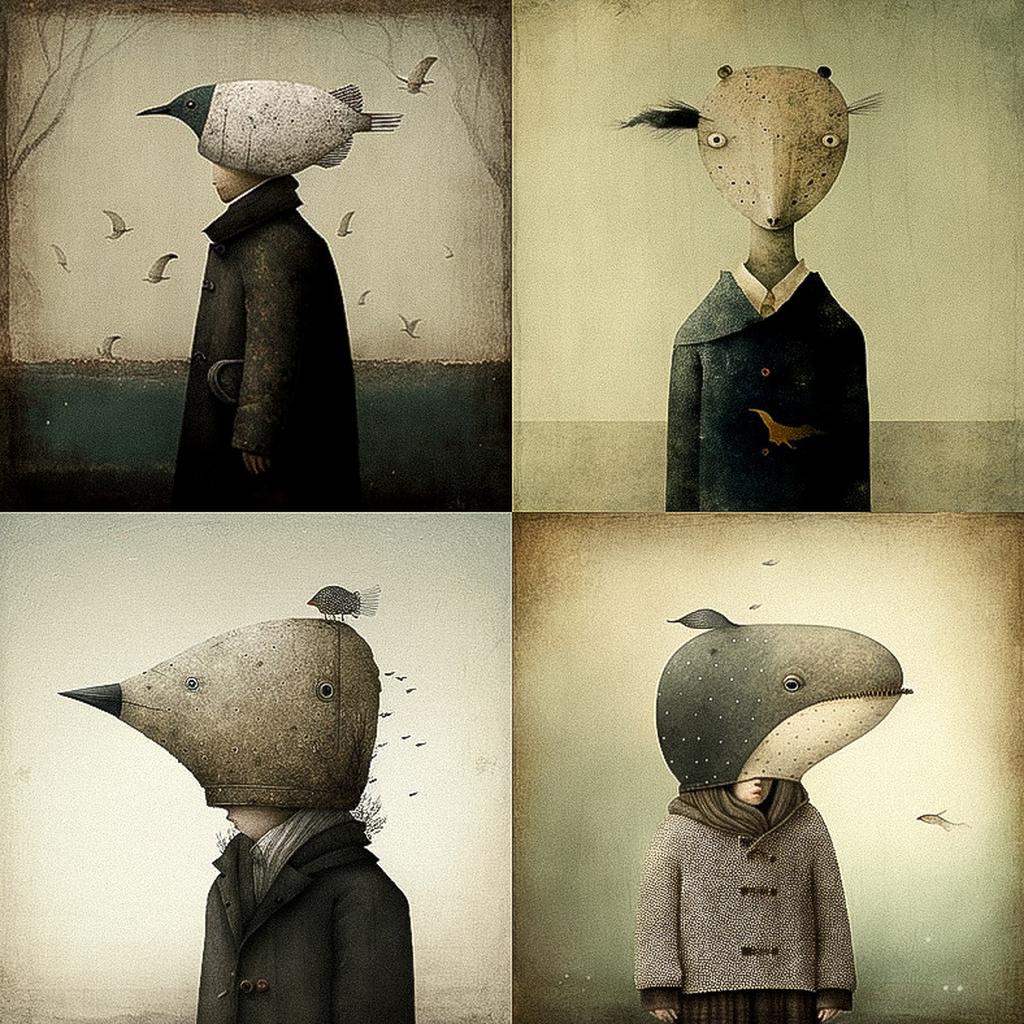 Gabriel Pacheco style, Midjourney V4, render 1 of 4