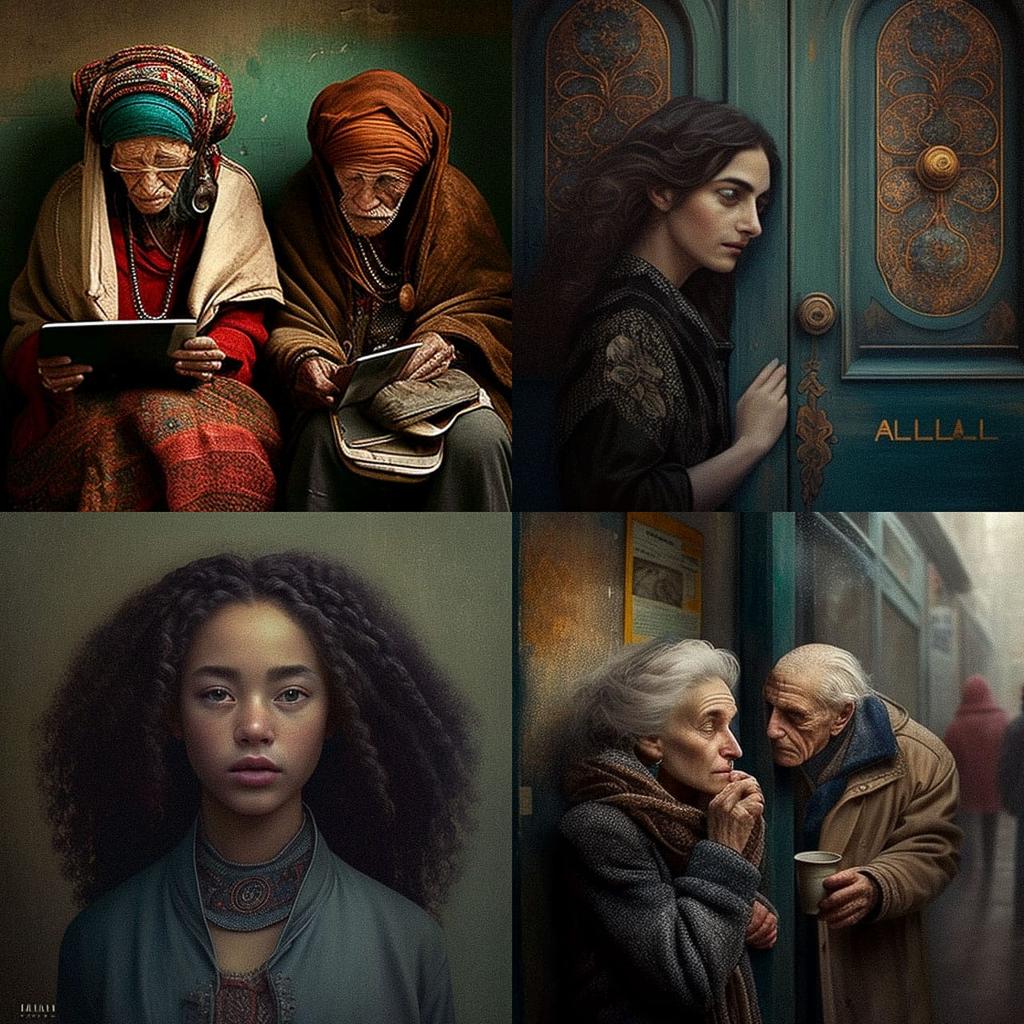 Gail Albert Halaban style, Midjourney V4, render 1 of 4