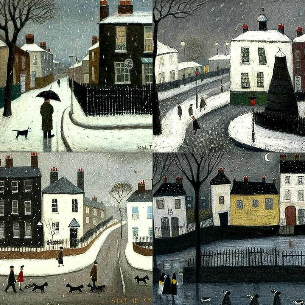 Gary Bunt style, Midjourney V4, render 1 of 4