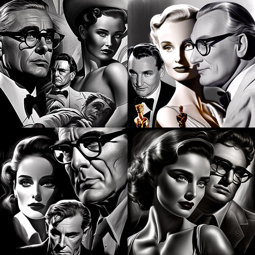 George Cukor style, Midjourney V4, render 1 of 4
