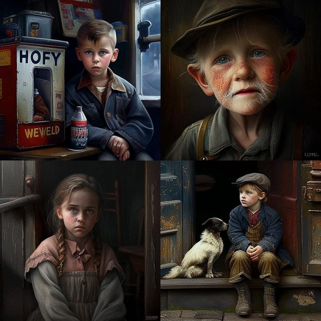 George Henry Yewell style, Midjourney V4, render 1 of 4