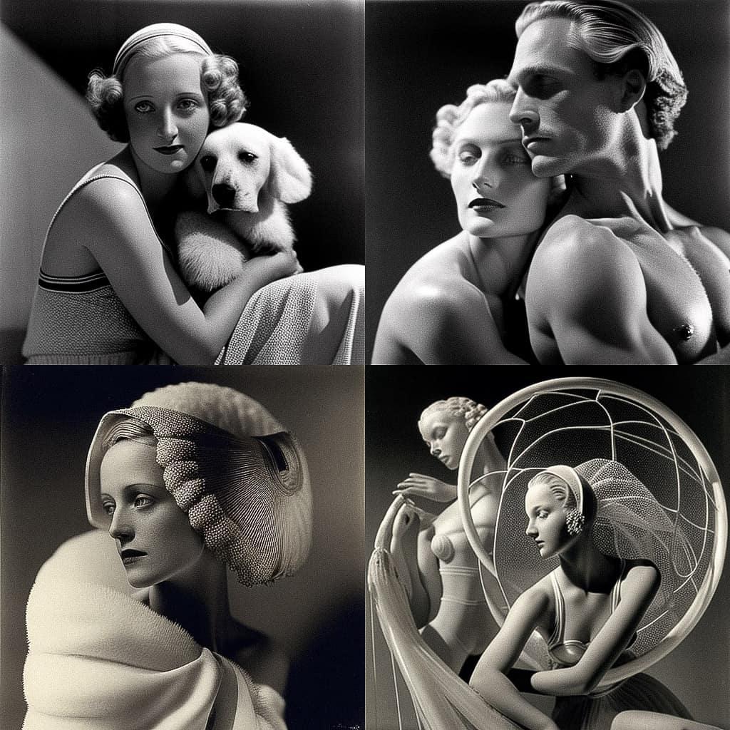 George Hoyningen-Huene style, Midjourney V4, render 1 of 4