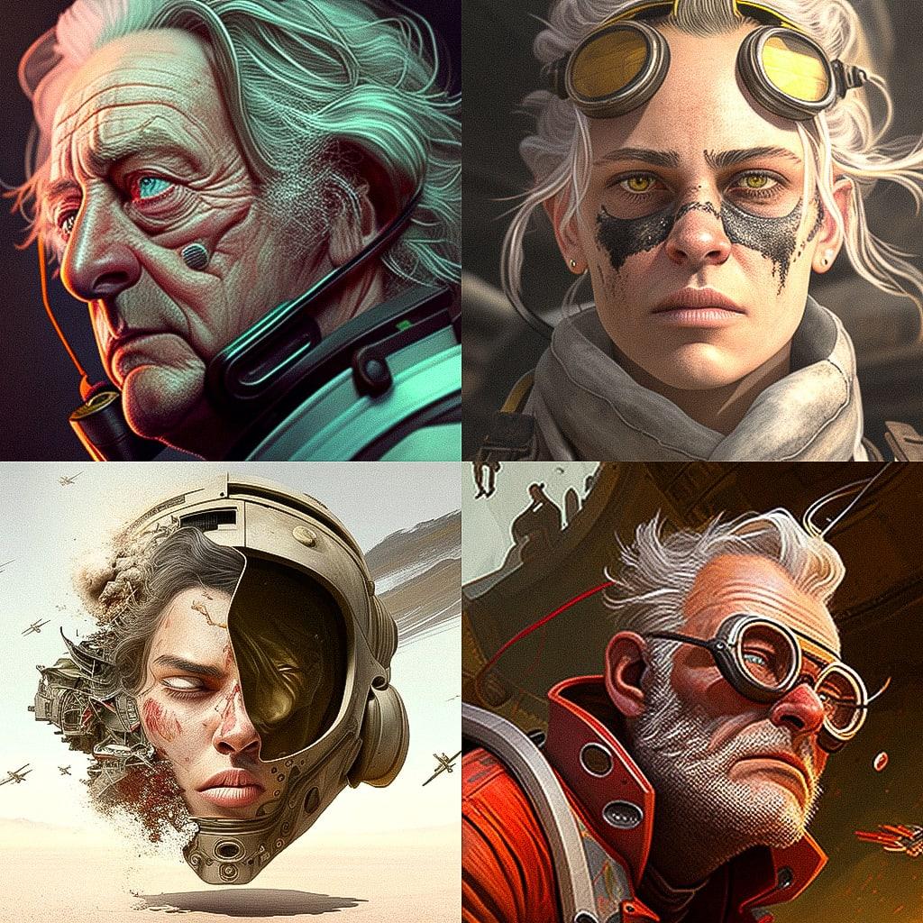 George Miller style, Midjourney V4, render 1 of 4