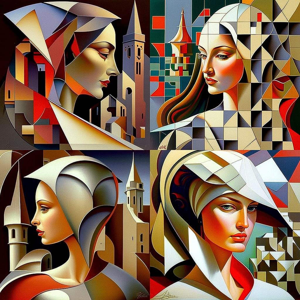 Georgy Kurasov style, Midjourney V4, render 1 of 4