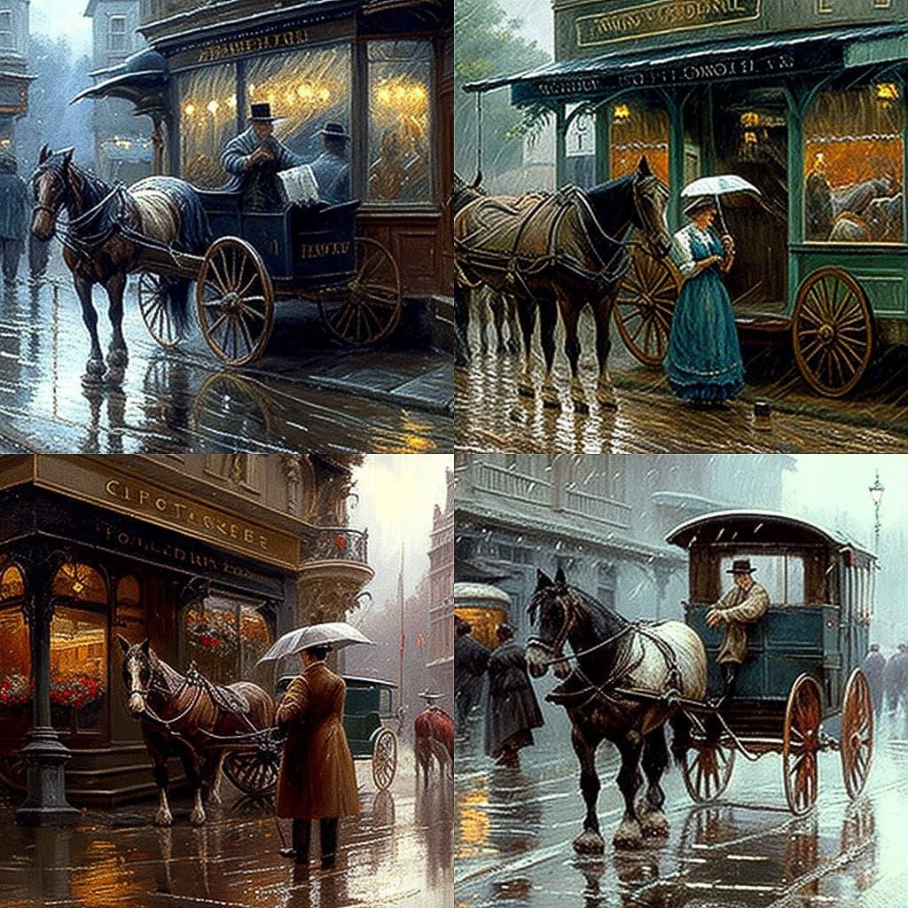 Gerald Harvey Jones style, Midjourney V4, render 1 of 4